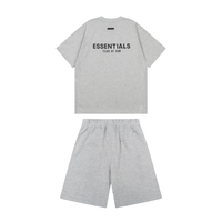 Essentials Short Set Caldo Gris Estampado