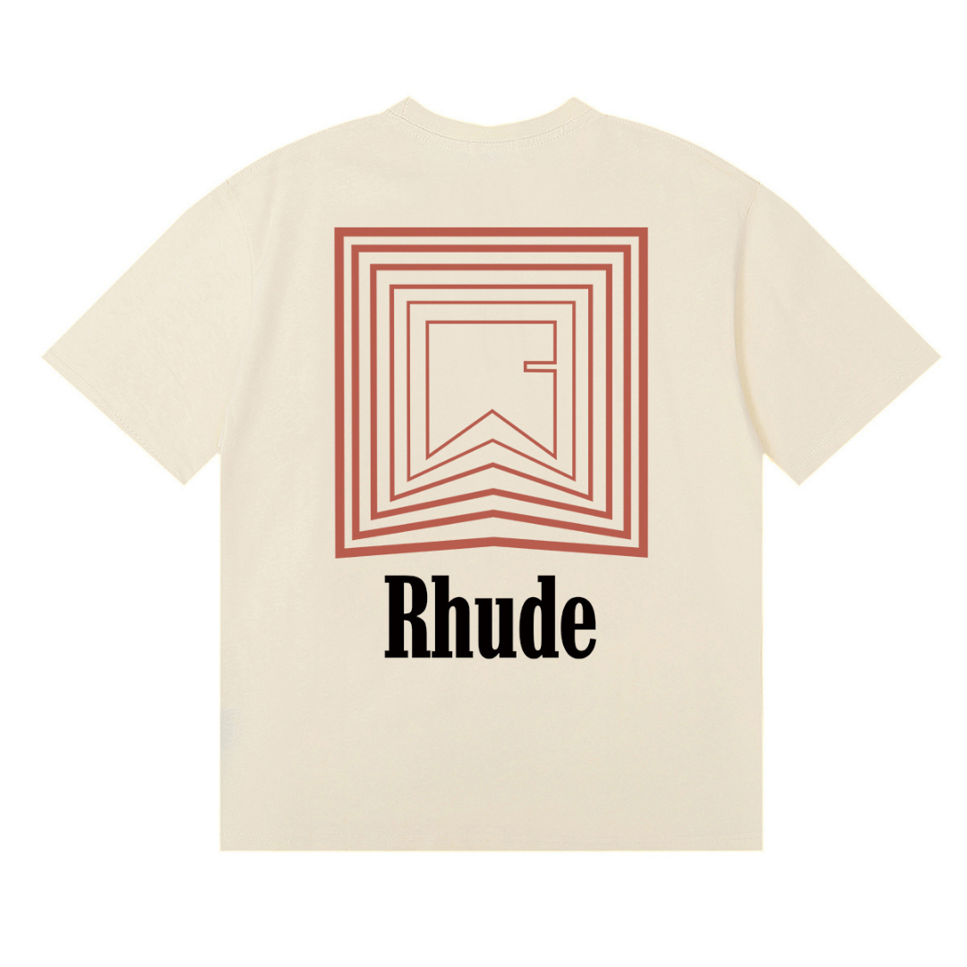 Camiseta Rh*de Blanco Crisp Blanco Punto Rojo