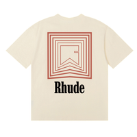 Camiseta Rh*de Blanco Crisp Blanco Punto Rojo