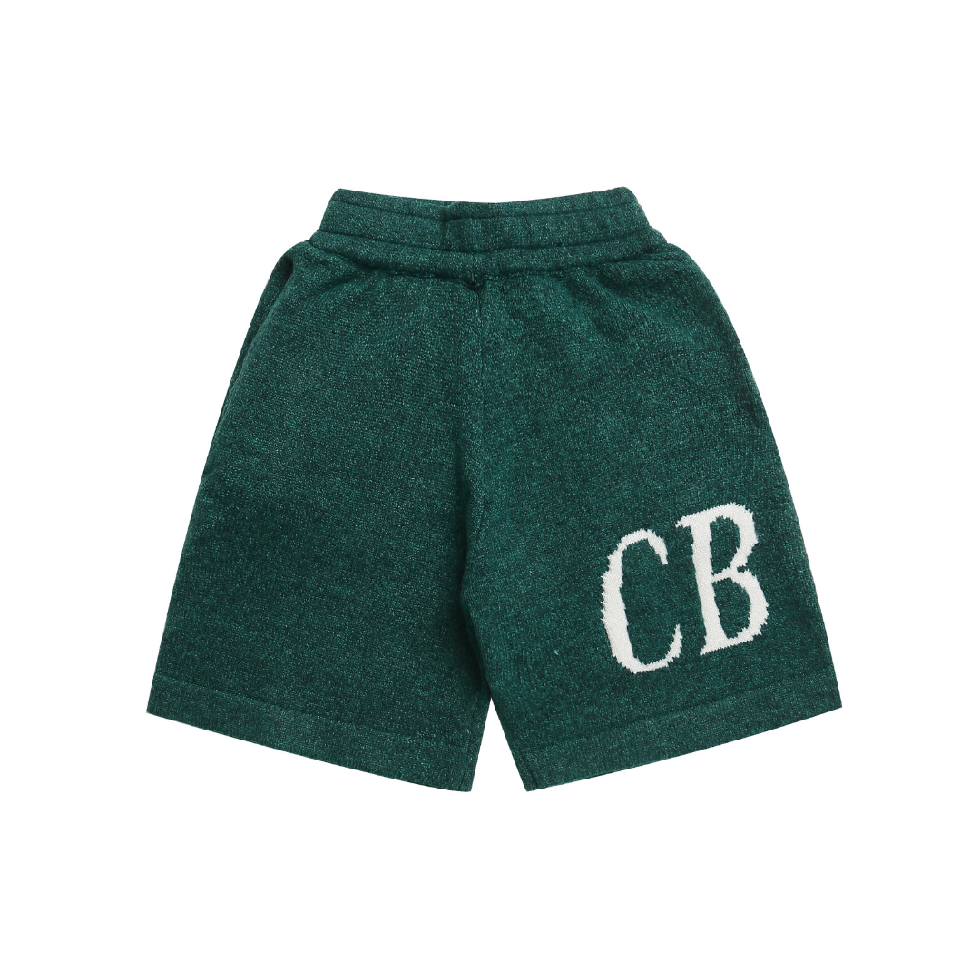 CB Monogram Shorts Carbono Blanco Cb
