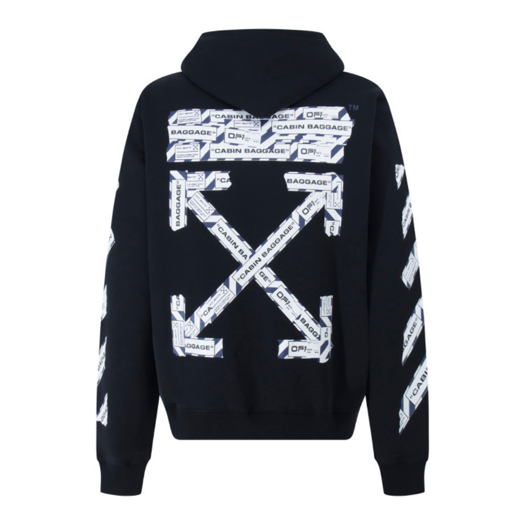 Off-White Off-W Monogram Hoodie - Negro Camo Blanco 2