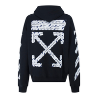 Off-White Off-W Monogram Hoodie - Blanco Negro Blanco