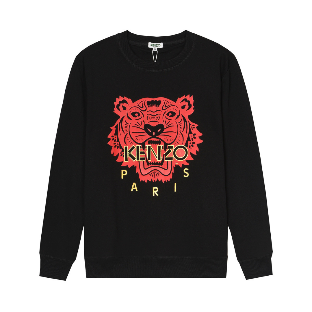 Tiger Sweatshirt Negro