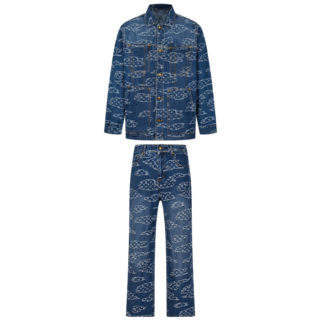 Louis Vuitton Monogram Set Azul Camo
