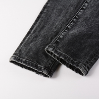 Purple Gradient Black Jeans Liso Negro Purples