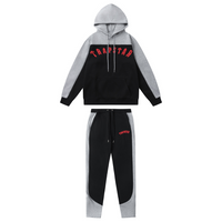 Conjunto Trapstar Negro/Rojo Gris Rojo