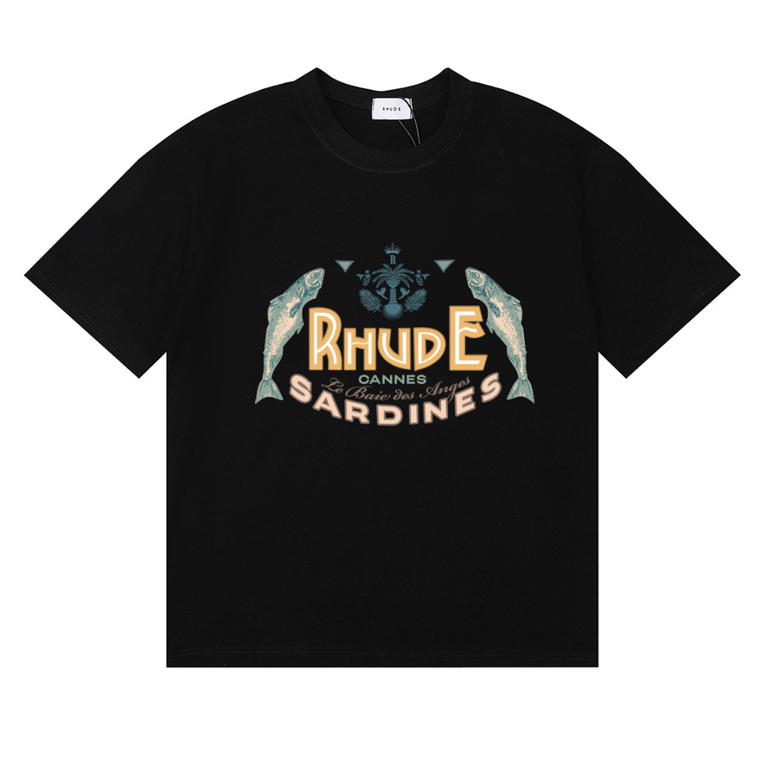 Camiseta Rh*de Blanco Sardines Amarillo