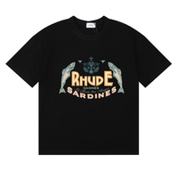 Camiseta Rh*de Blanco Sardines Amarillo