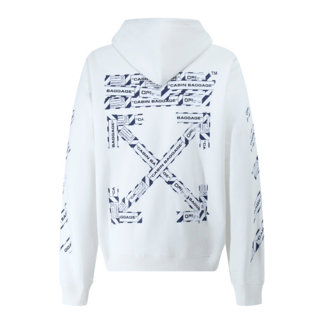 Off-White Off-W Monogram Hoodie - Negro Camo Blanco 2
