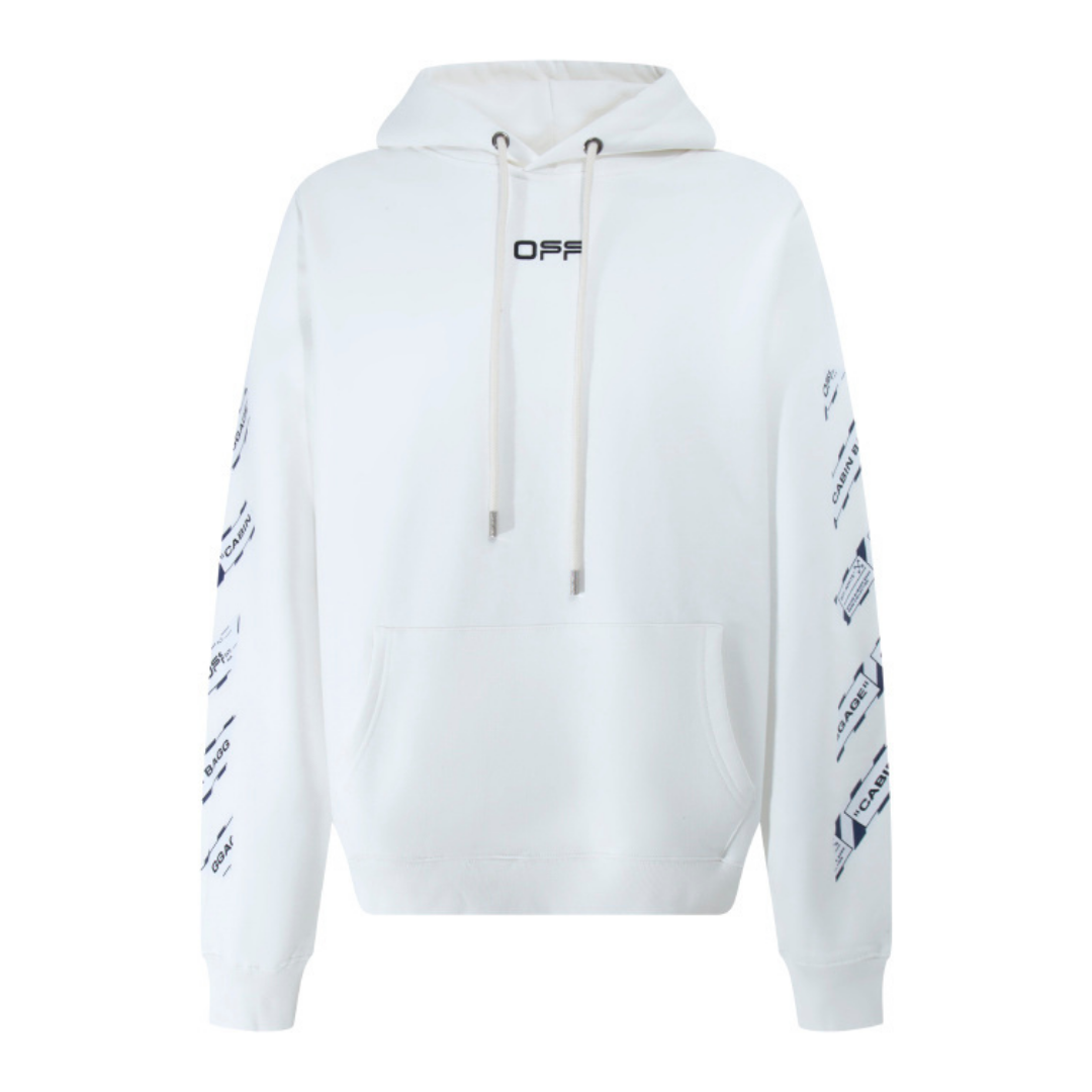 Off-White Off-W Monogram Hoodie - Negro Camo Blanco 2