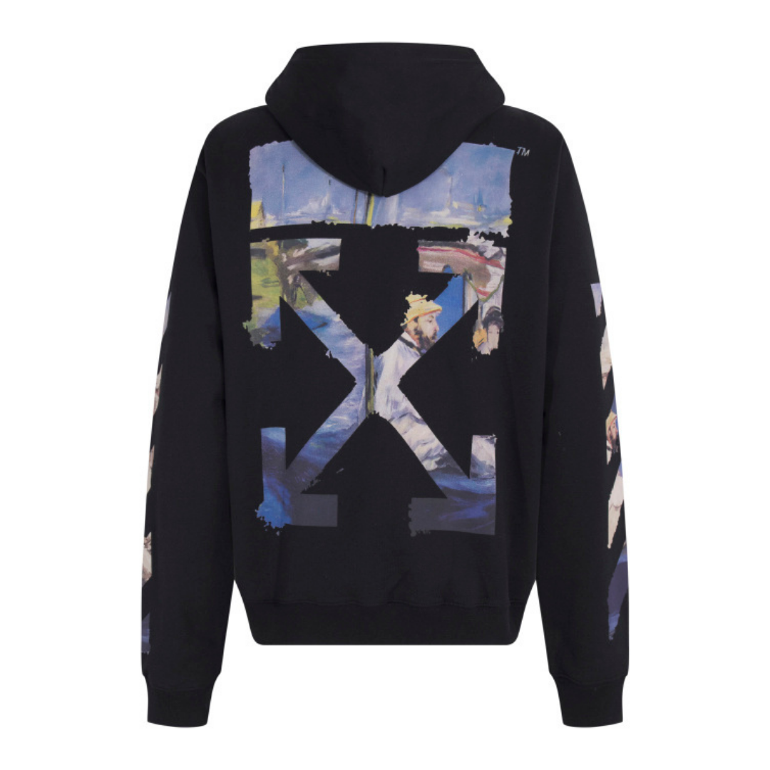 Off-White Off-W Monogram Hoodie - Negro Negro 2