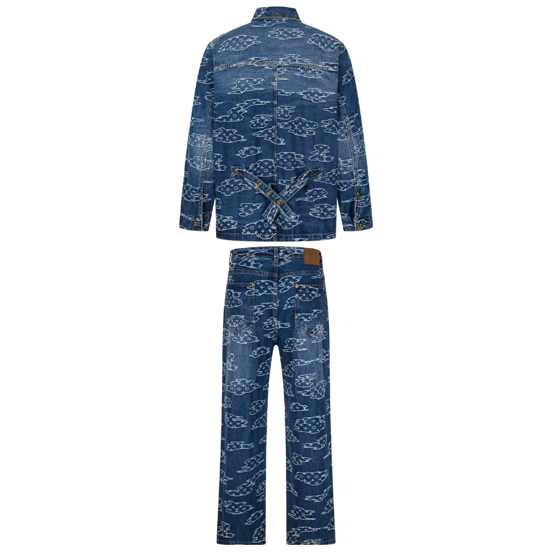 Louis Vuitton Monogram Set Azul Camo