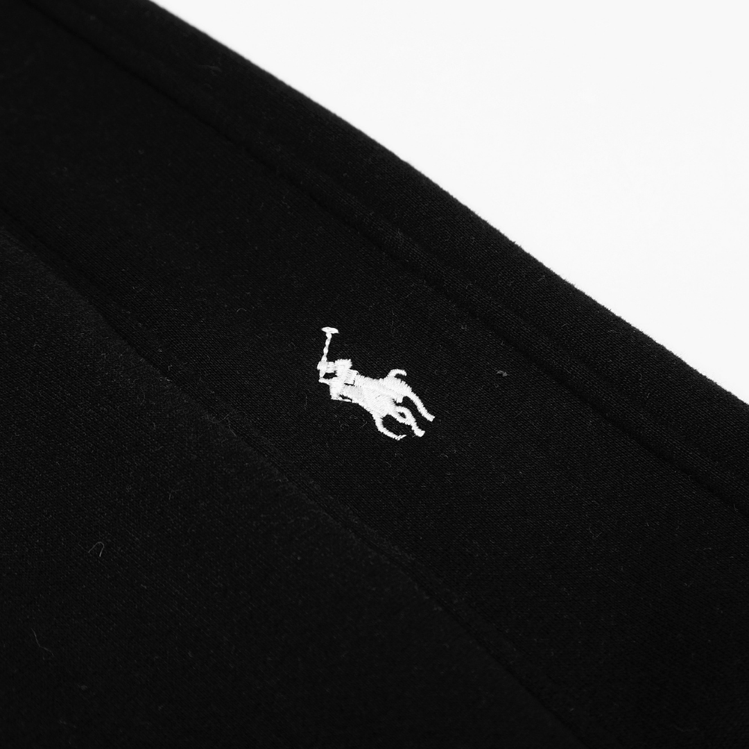 Camiseta Polo Ralph Lauren Negro Negro Logotipo Blanco