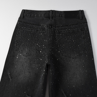 Purple Black Diamonds Jeans Camo Negro