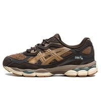 Asics Gel NY Burgundy Logo Oro