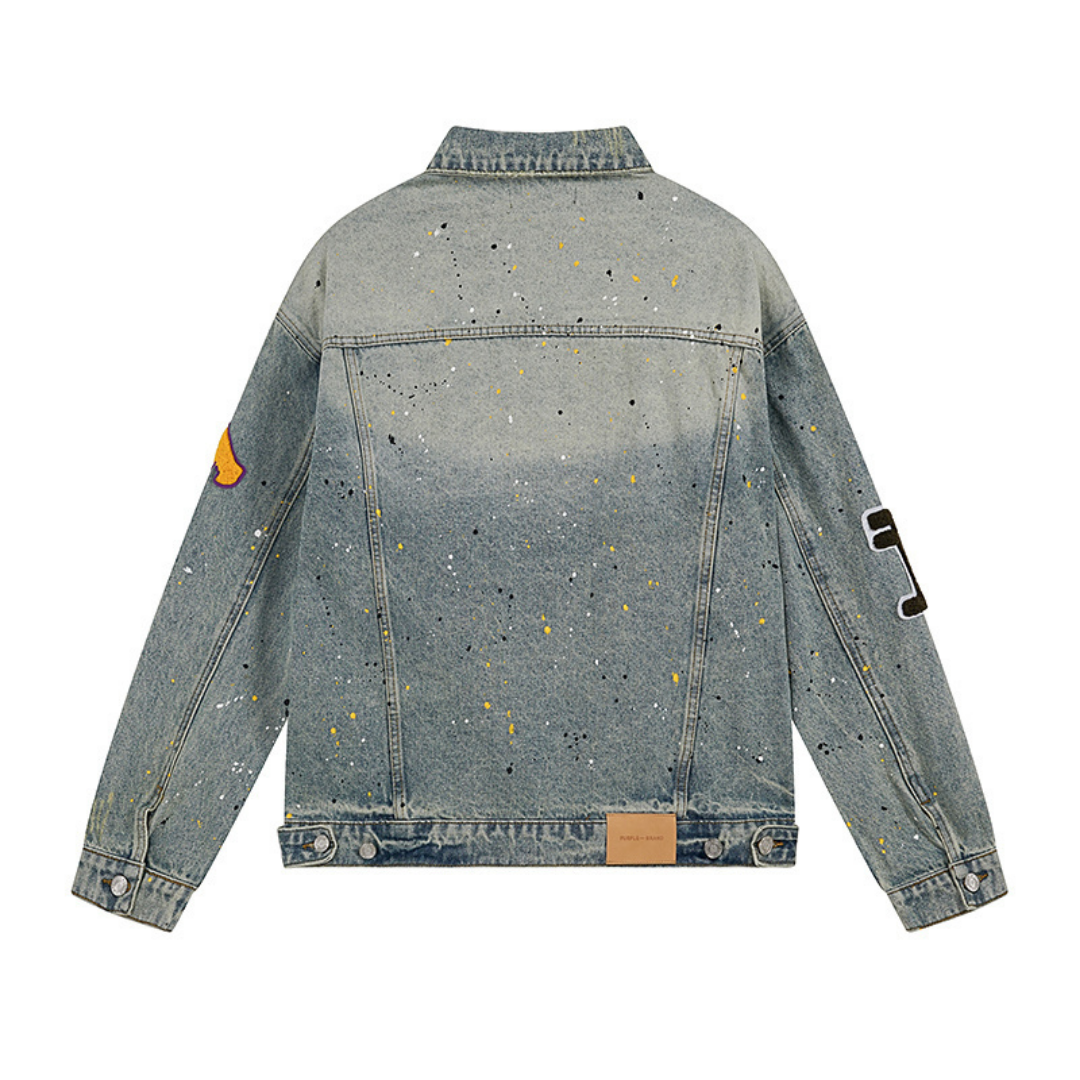 Purple Denim Jacket · Purple Brand · Nova Neta
