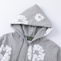 Denim Trs Zip Hoodie
