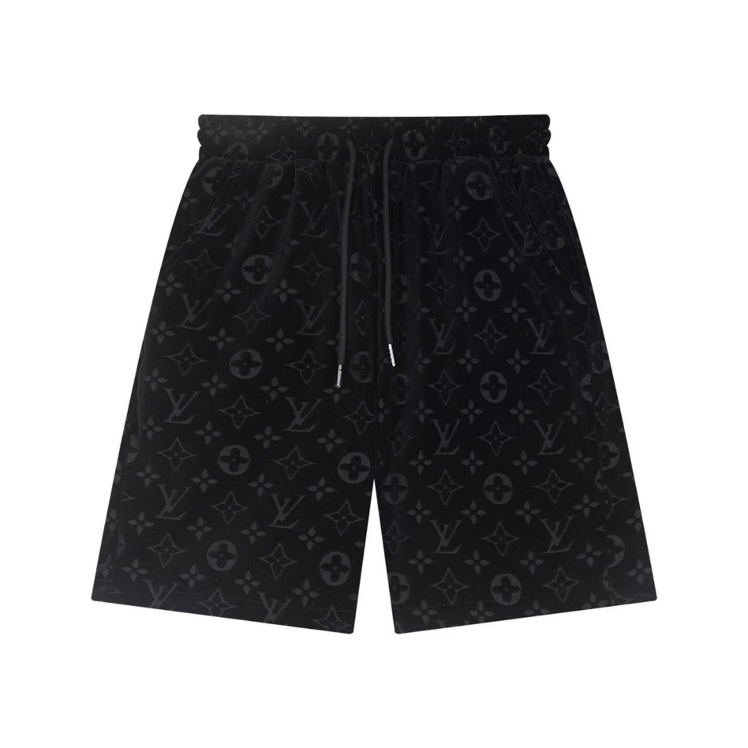 Lv Shorts Monograma Negro
