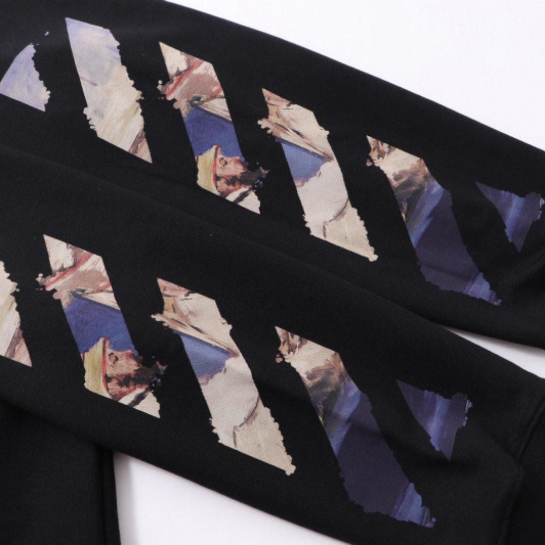 Off-White Off-W Monogram Hoodie - Negro Negro 2