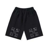 Off-White Off-W Monogram Shorts - Negro Negro Arrows Blancas
