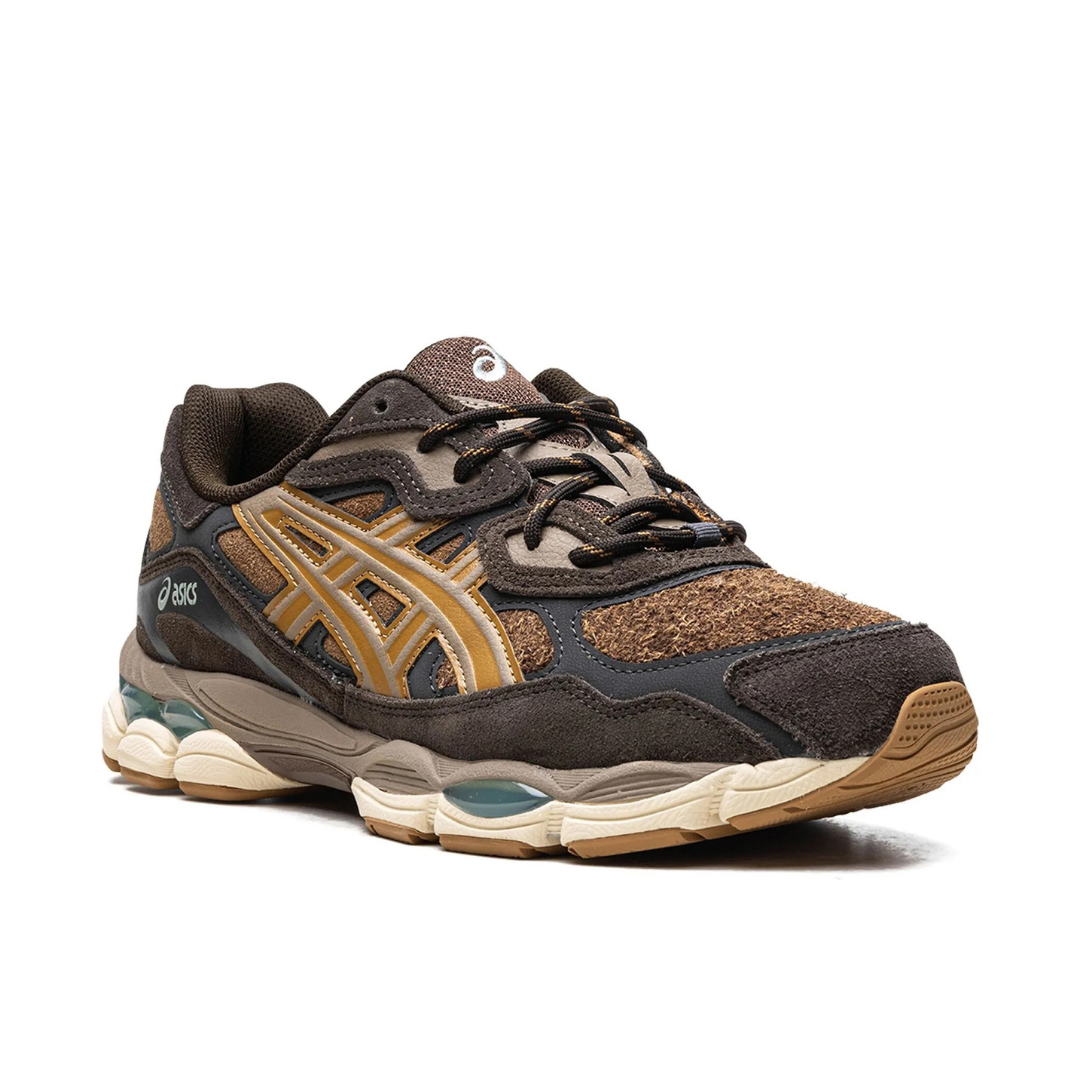 Asics Gel NY Burgundy Logo Oro