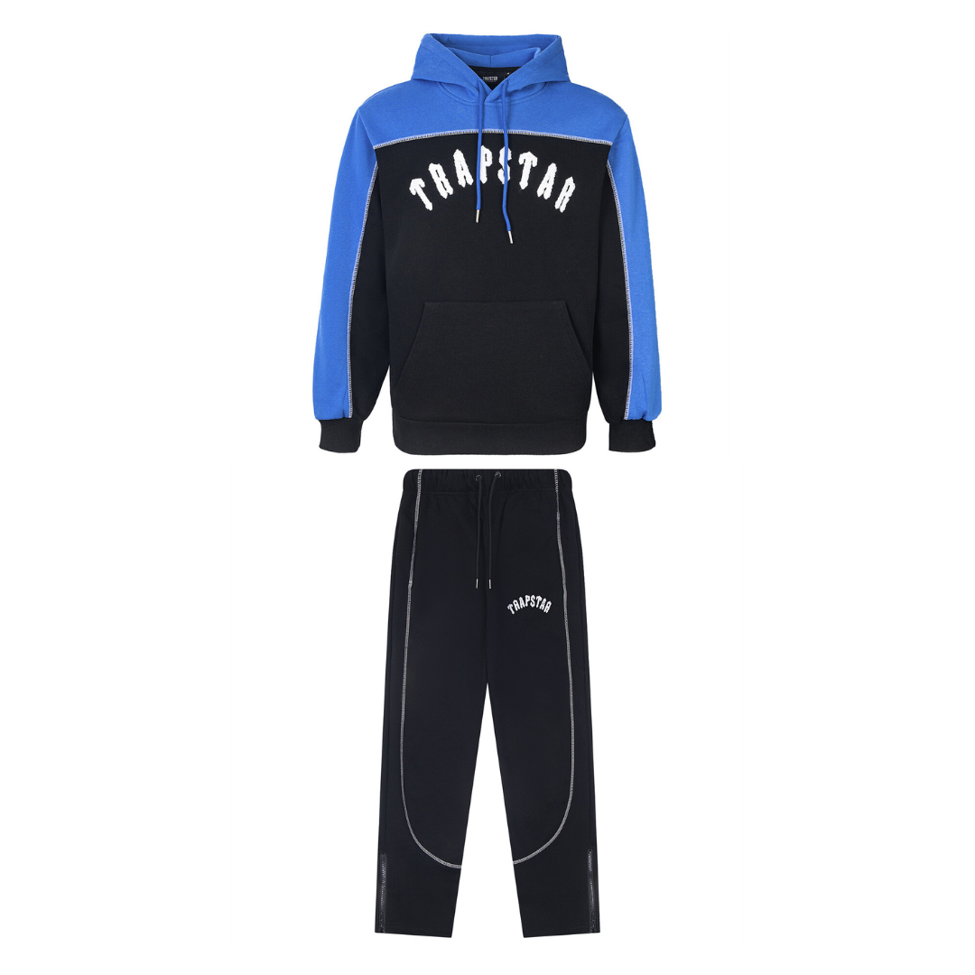 Conjunto Nova Neta Negro Azul Estrellas