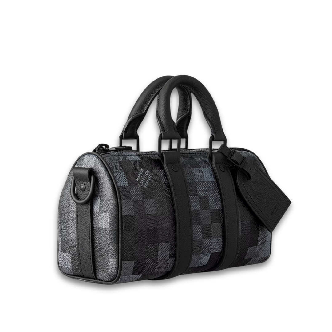 Messenger Bag Negro Pixelado