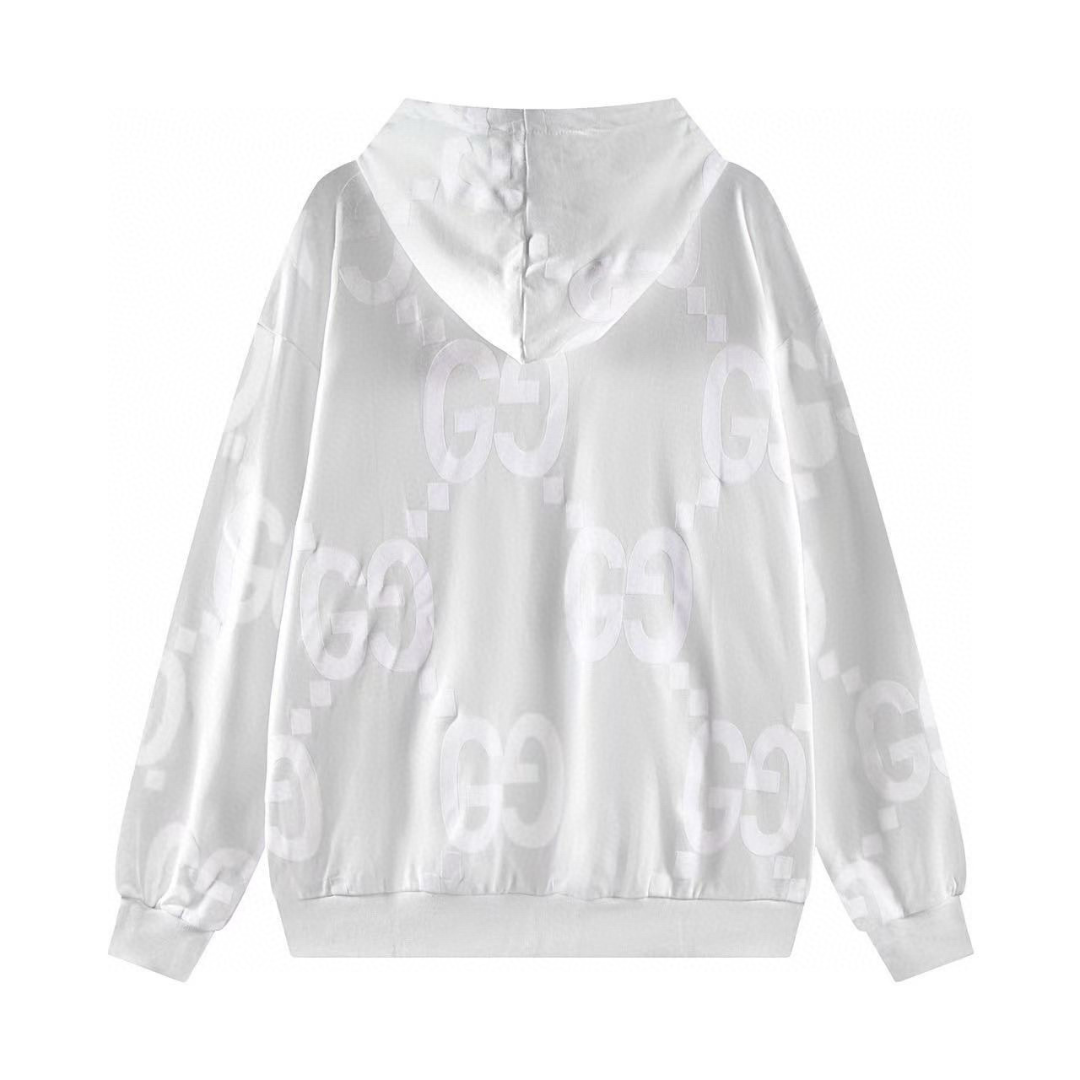 Monogram Hoodie Camo Blanco