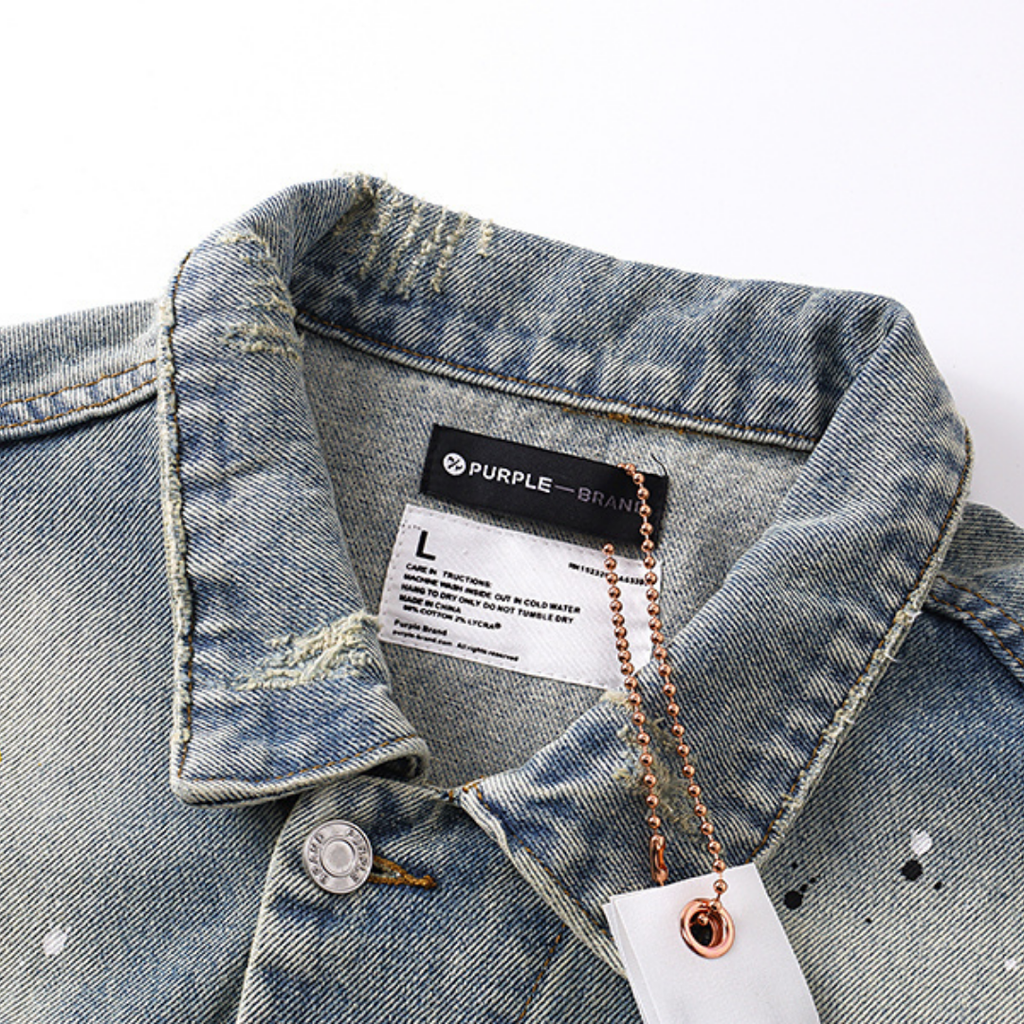 Purple Denim Jacket · Purple Brand · Nova Neta