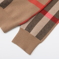 Monogram Sweater Camel Cuadros