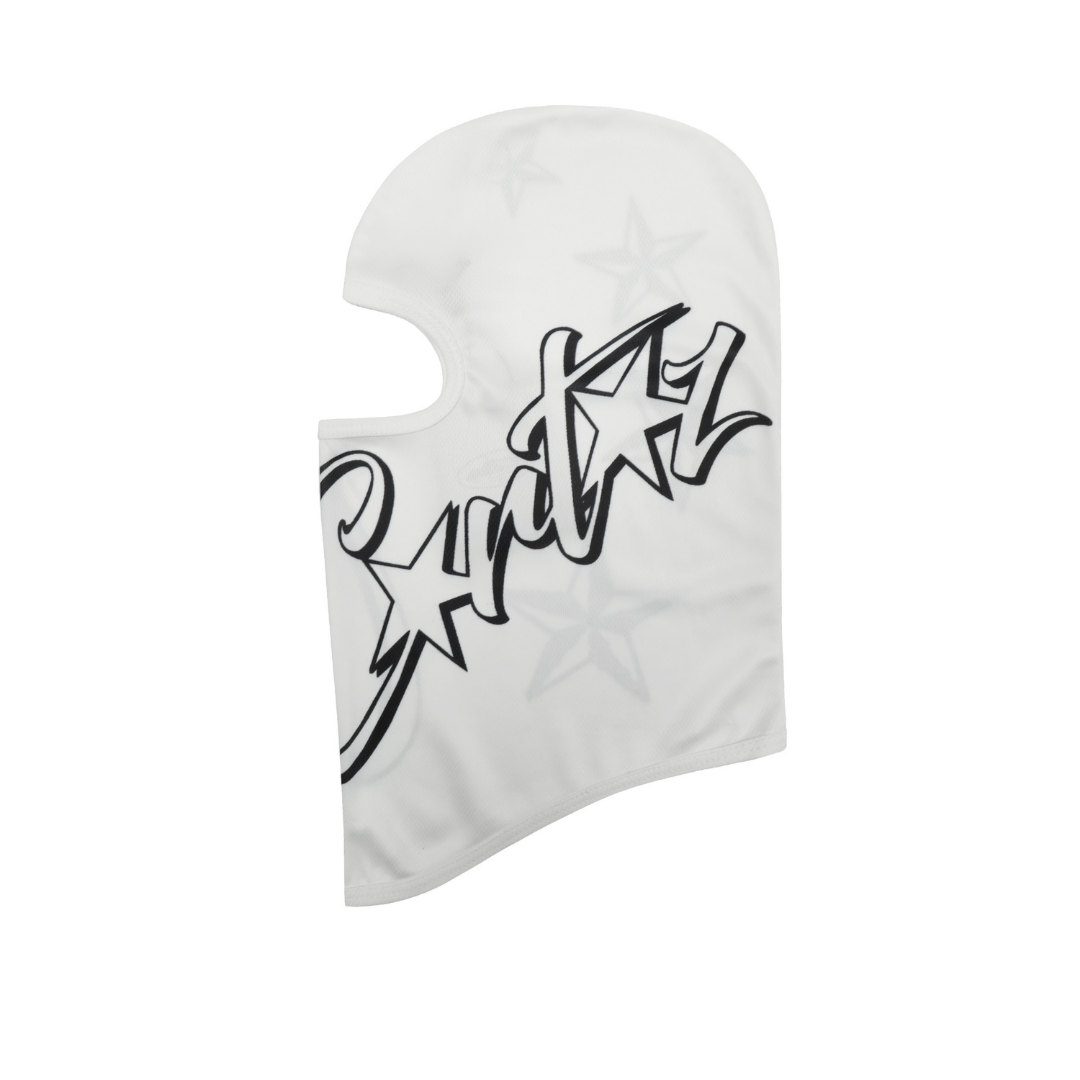 Liteweight Ski Mask Estrellas Blanco Negro