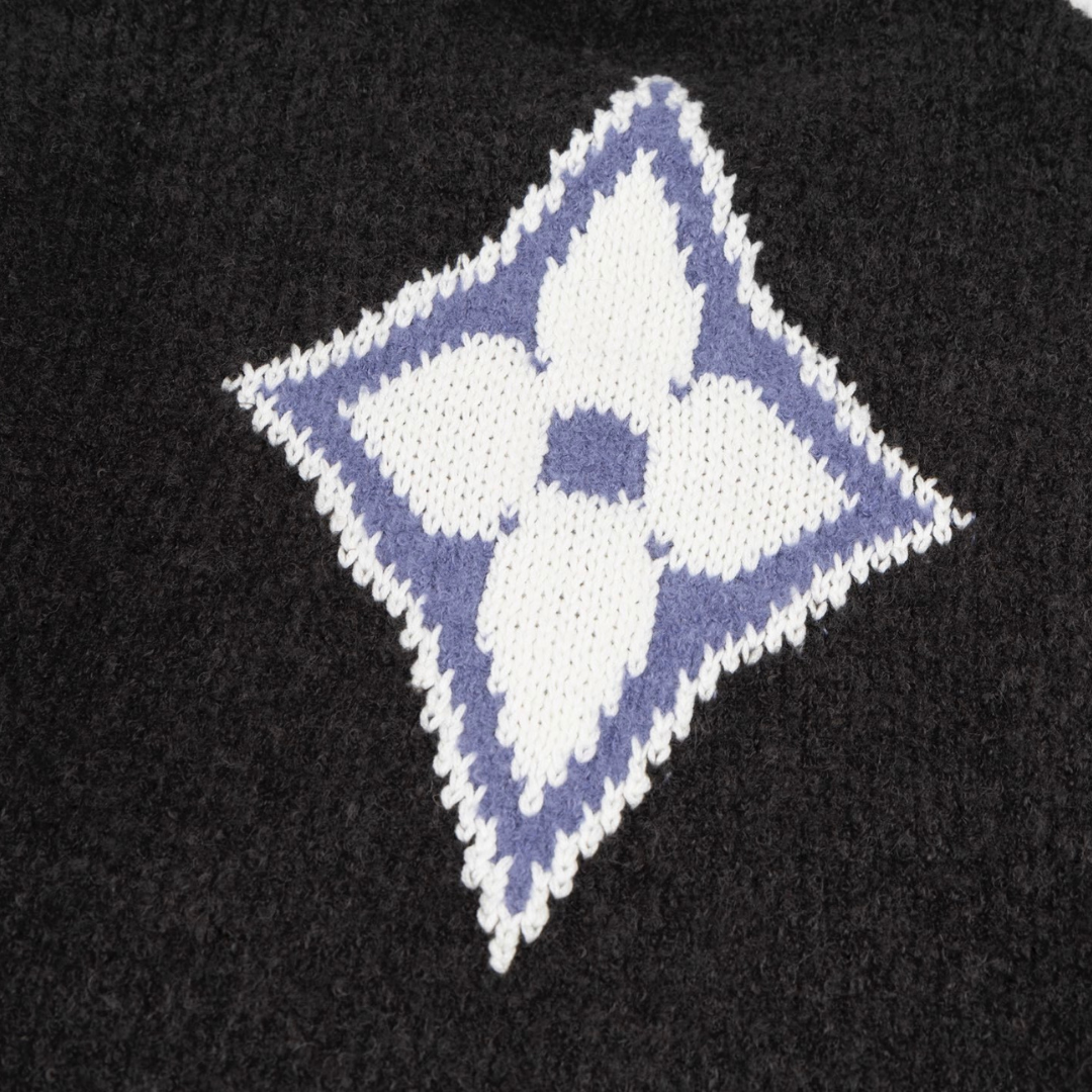 Monogram Sweater Camo Blanco