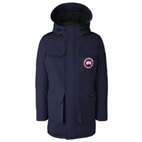 Goose Jacket Azul Marino Logo Rojo