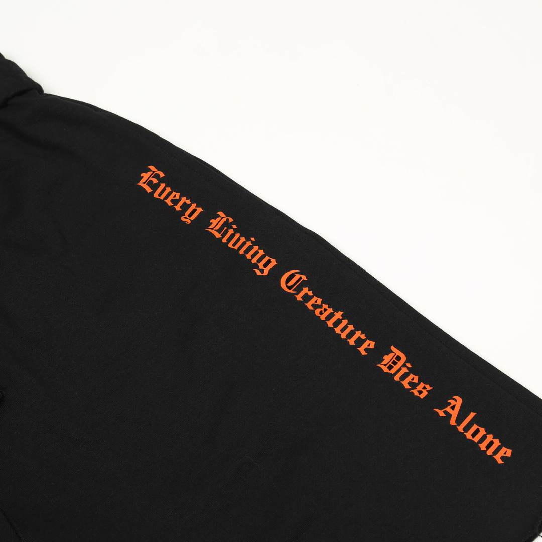 Pantalon Vlone Negro/Naranja
