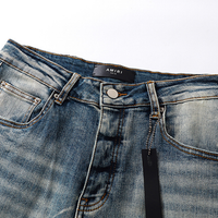 Amr Black Staggered Jeans