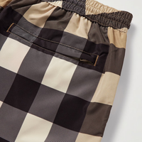 BB Monogram Shorts Negro Blanco