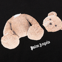 Camiseta Palm Angels Negro Blanco Negro Gris Teddy