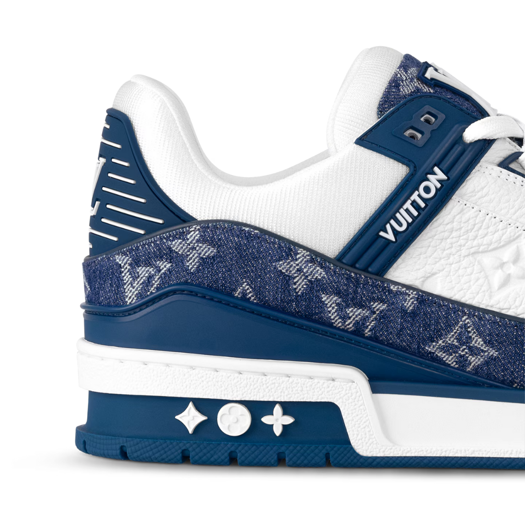 Monogram Blue Trainer Monograma Azul Marino Blanco