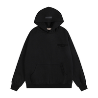 Essentials Relaxed Black Tracksuit