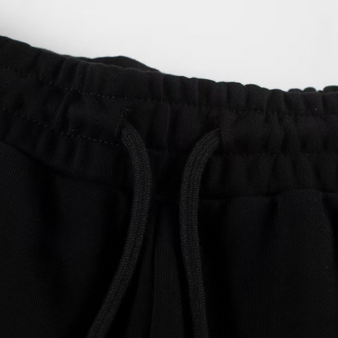 Monogram Shorts Monograma Negro Blanco