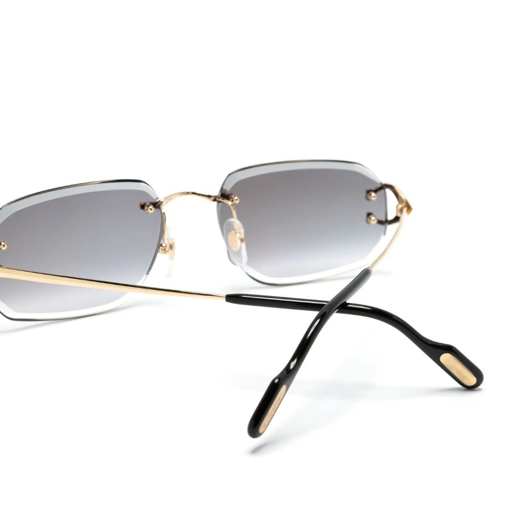 Monochromatic Sunglasses Negro Plata Oro