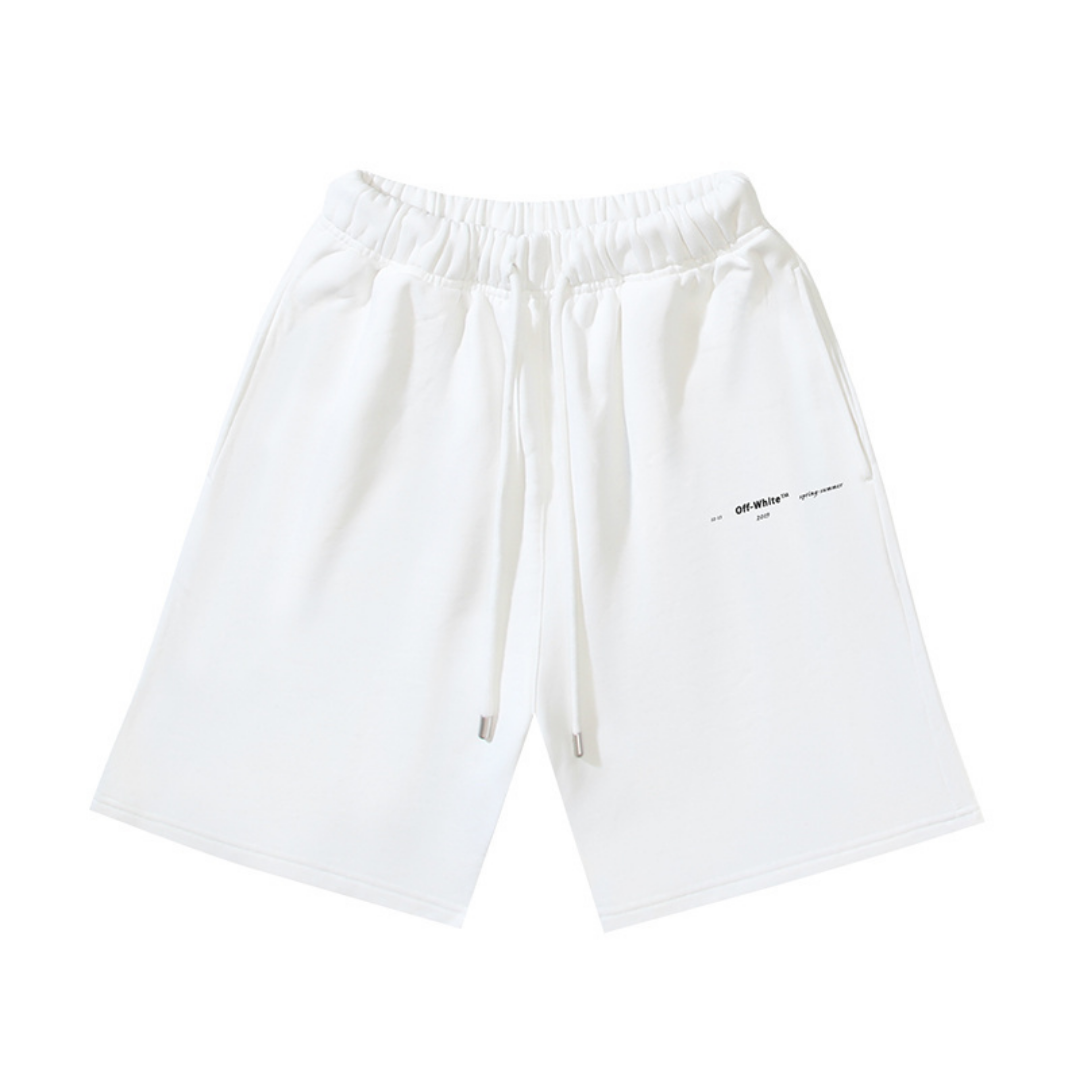Off-White Off-W Monogram Shorts - Blanco Blanco Arrows