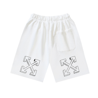 Off-White Off-W Monogram Shorts - Blanco Blanco Arrows