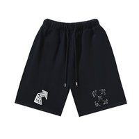 Off-White Off-W Monogram Shorts - Blanco Blanco Logo Negro