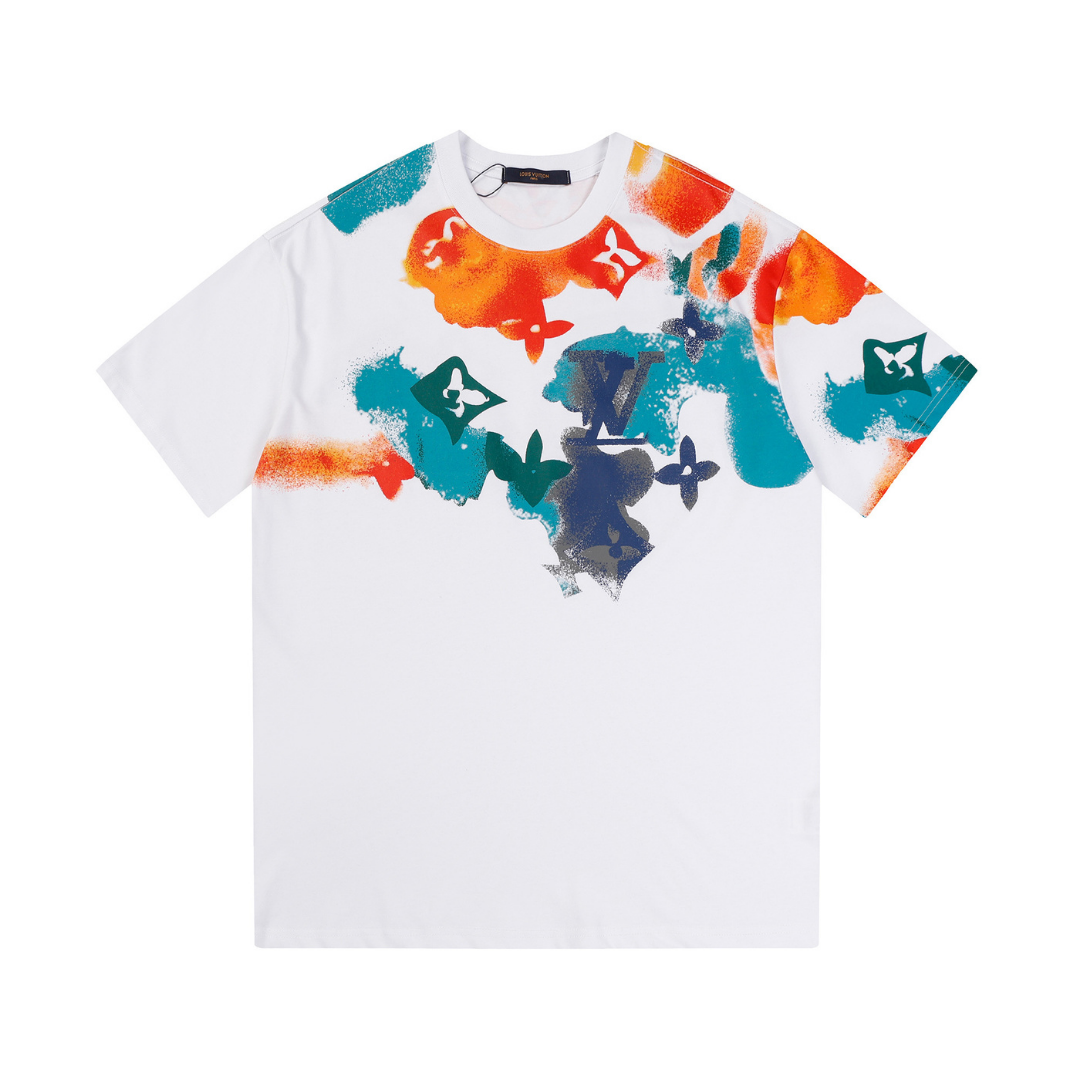 Monogram T-shirt Monograma Negro Blanco 3