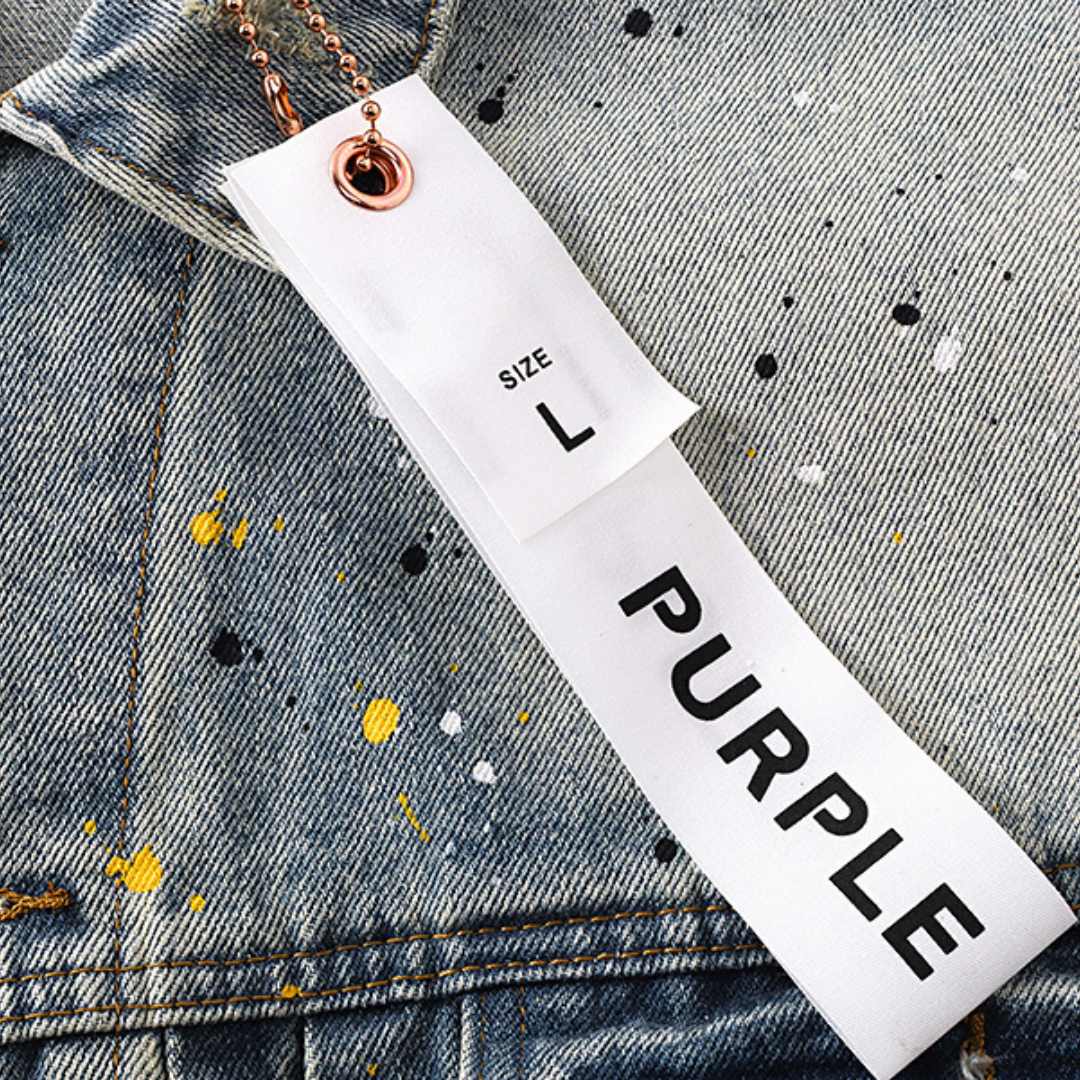 Purple Denim Jacket · Purple Brand · Nova Neta