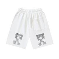 Off-White Off-W Monogram Shorts - Negro Cruz Blanco