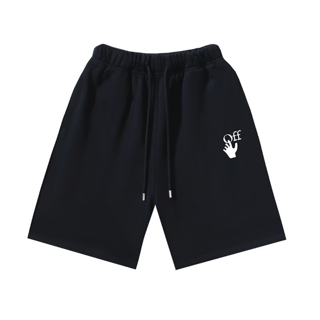 Off-White Off-W Monogram Shorts - Blanco Estrellas Azul