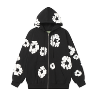 Denim Trs Zip Hoodie