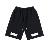 Off-White Off-W Monogram Shorts - Blanco Liso Blanco Logo Negro